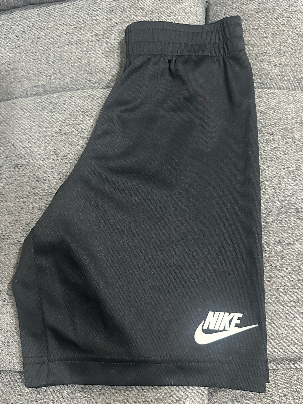 Nike Black Athletic Mesh Shorts for Kids